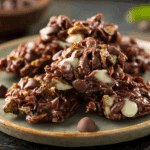No-Bake Mint Chocolate Chip Clusters