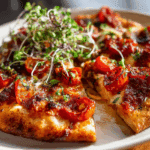 Calabrian Chili Roasted Red Pepper Pizza
