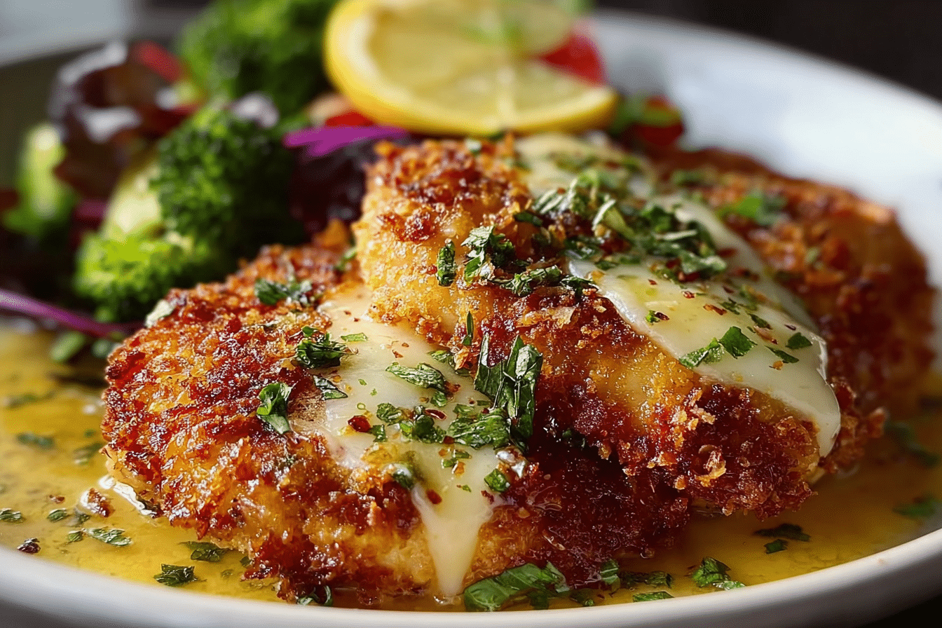 Zesty Lemon Pecorino Crispy Chicken