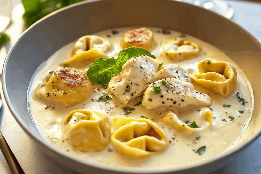 Chicken Tortellini Alfredo