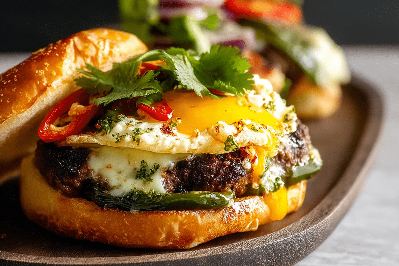 Poblano Popper Burger Recipe