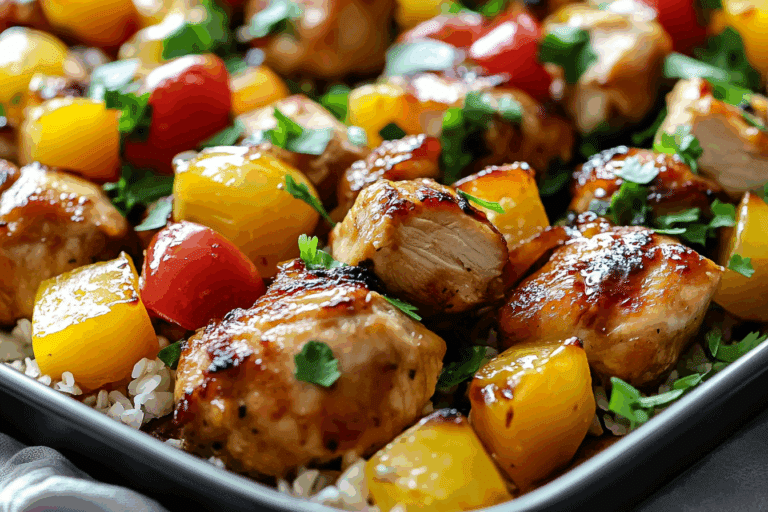 Hawaiian Chicken Sheet Pan Recipe