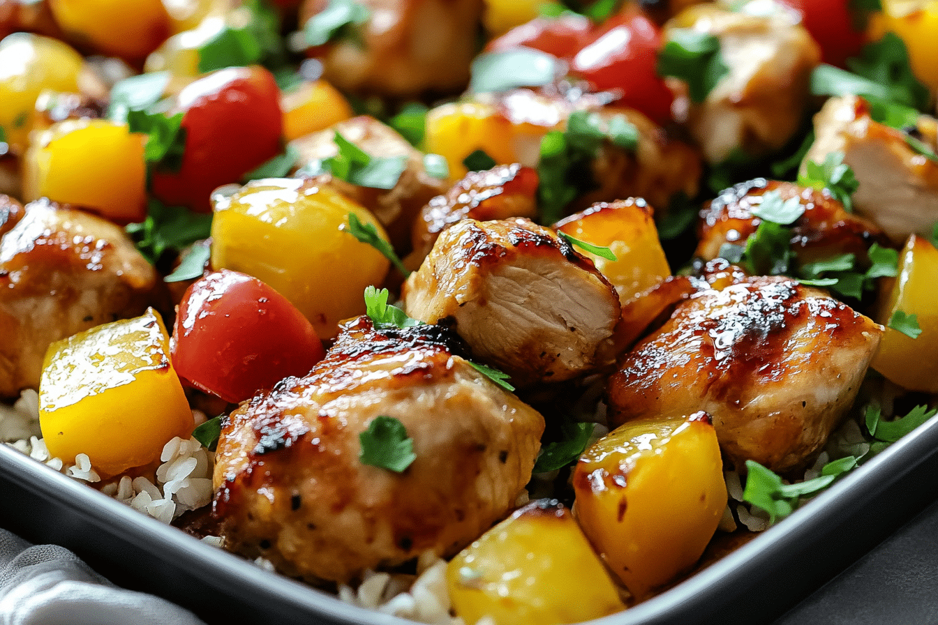 Hawaiian Chicken Sheet Pan Recipe