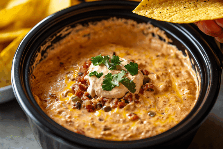 Slow Cooker Cream Cheese Taco Dip