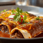 Beef Enchiladas with Red Sauce