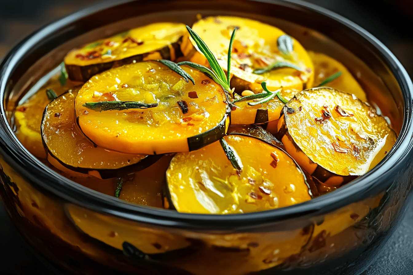 Sweet Yellow Squash Pickles Bring Tangy Refreshment