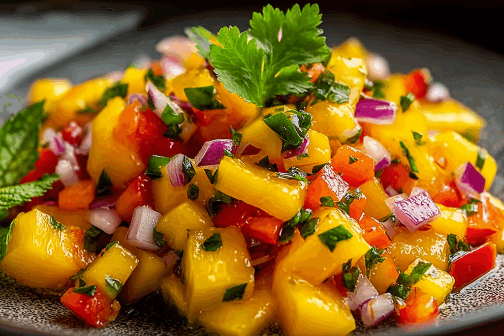 Pineapple Mango Salsa