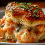 Shrimp and Crab Nacho Biscuit Melts