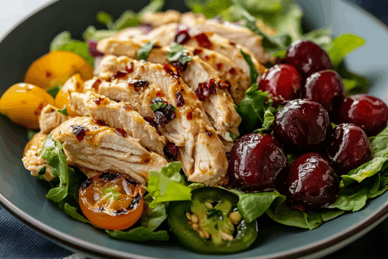 Cherry Jalapeño Chicken Salad