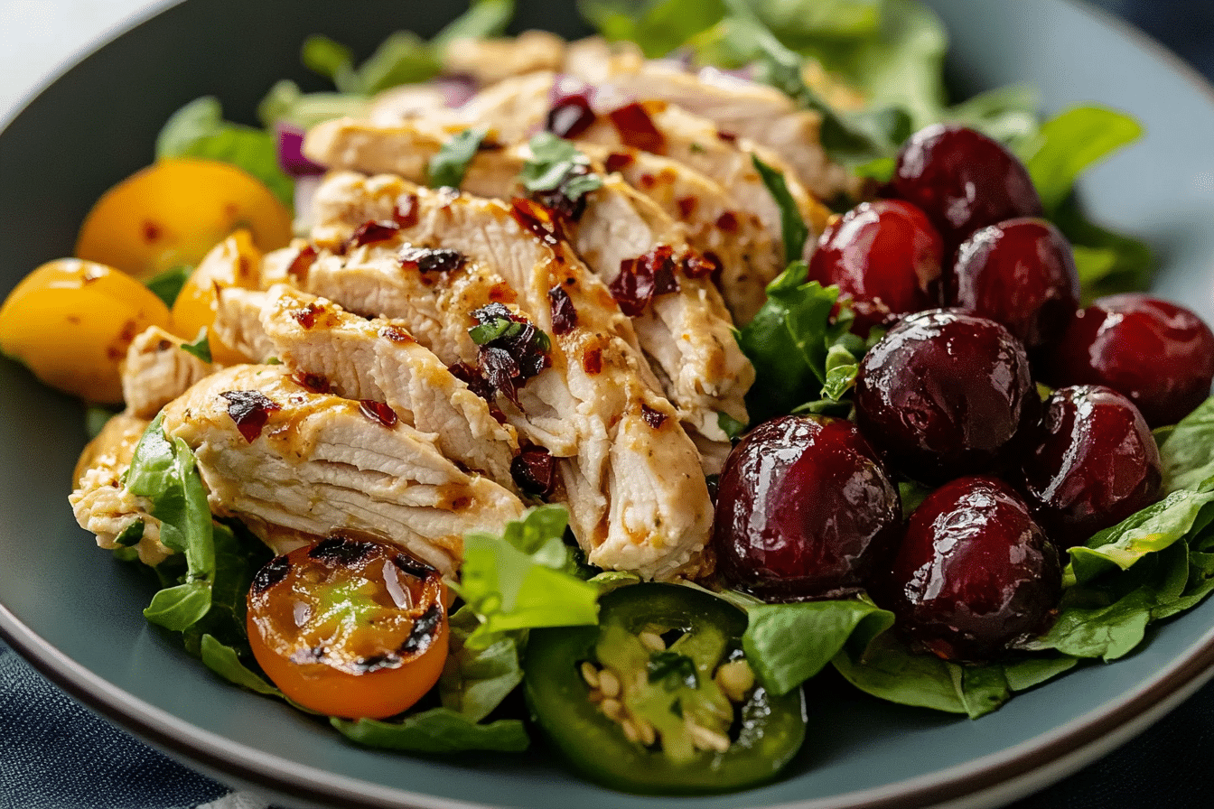 Cherry Jalapeño Chicken Salad