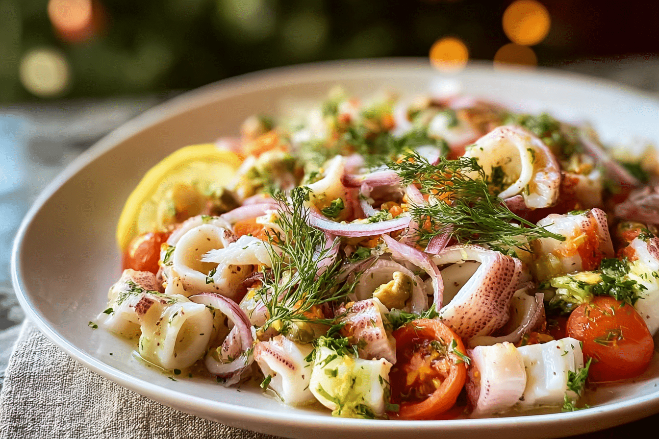 Seven Fishes Seafood Salad (Italian Christmas Classic)