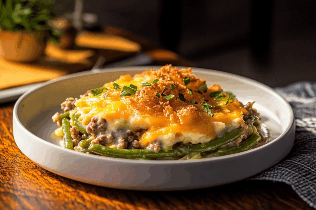 Hamburger Green Bean Casserole