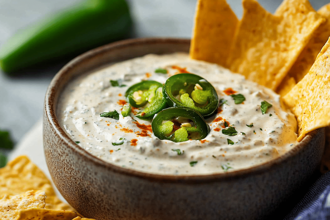 Creamy Jalapeño Dip