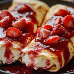 Strawberry Cheesecake Chimichangas