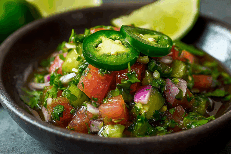 Cilantro-Lime Jalapeño Salsa