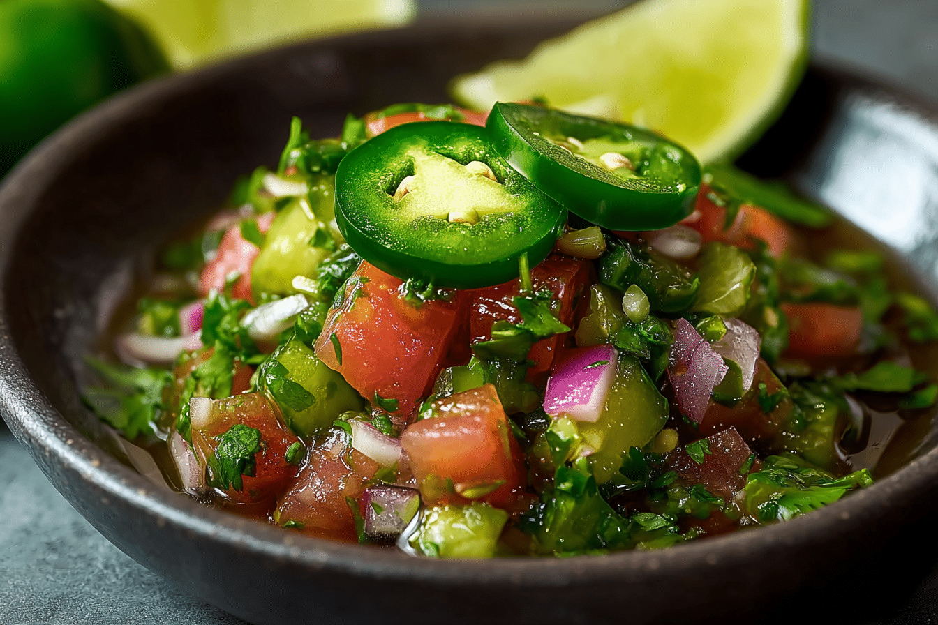 Cilantro-Lime Jalapeño Salsa