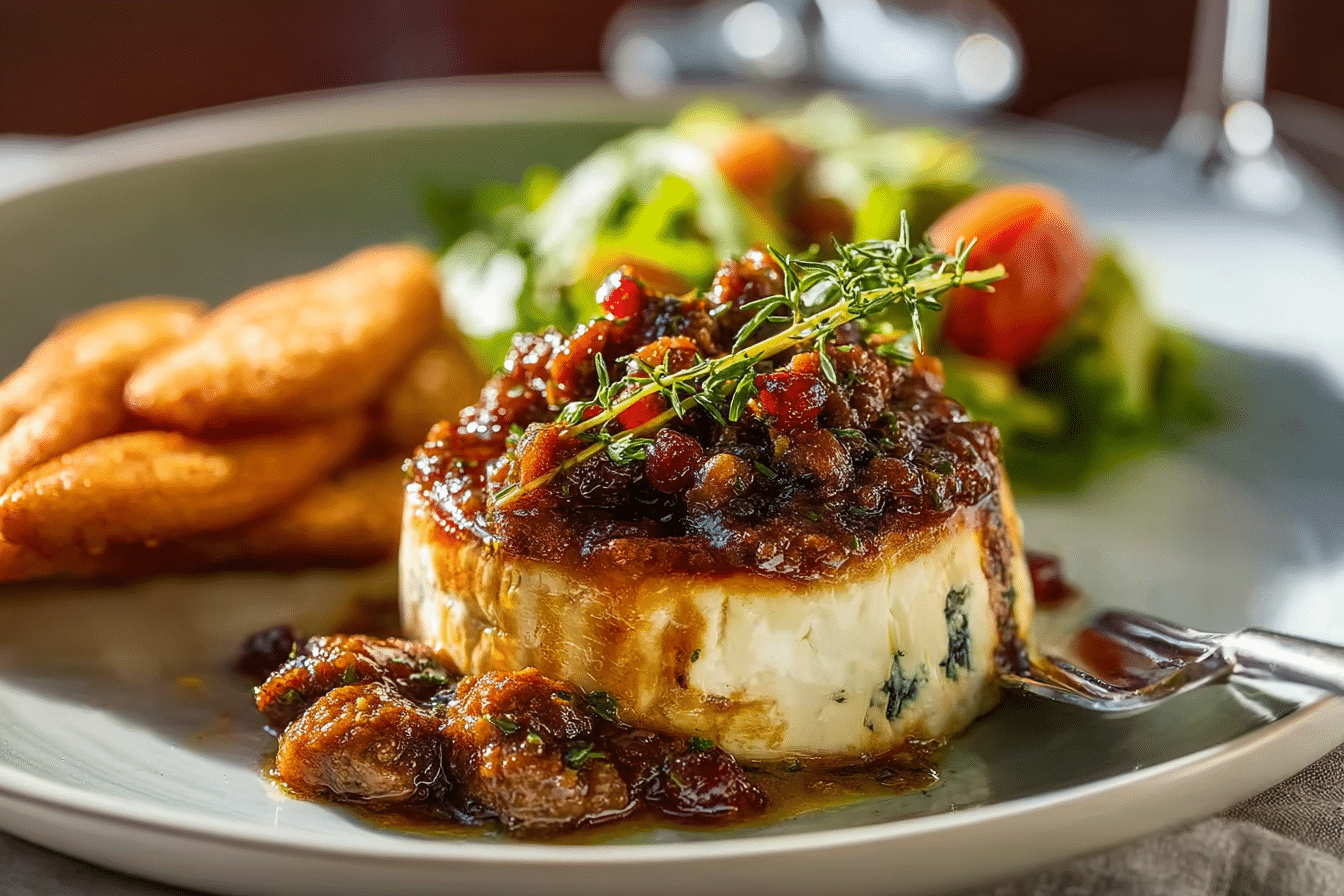 Sausage Baked Brie