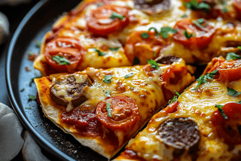 Tortilla Wrap Pizza (Viral Tortilla Hack!)