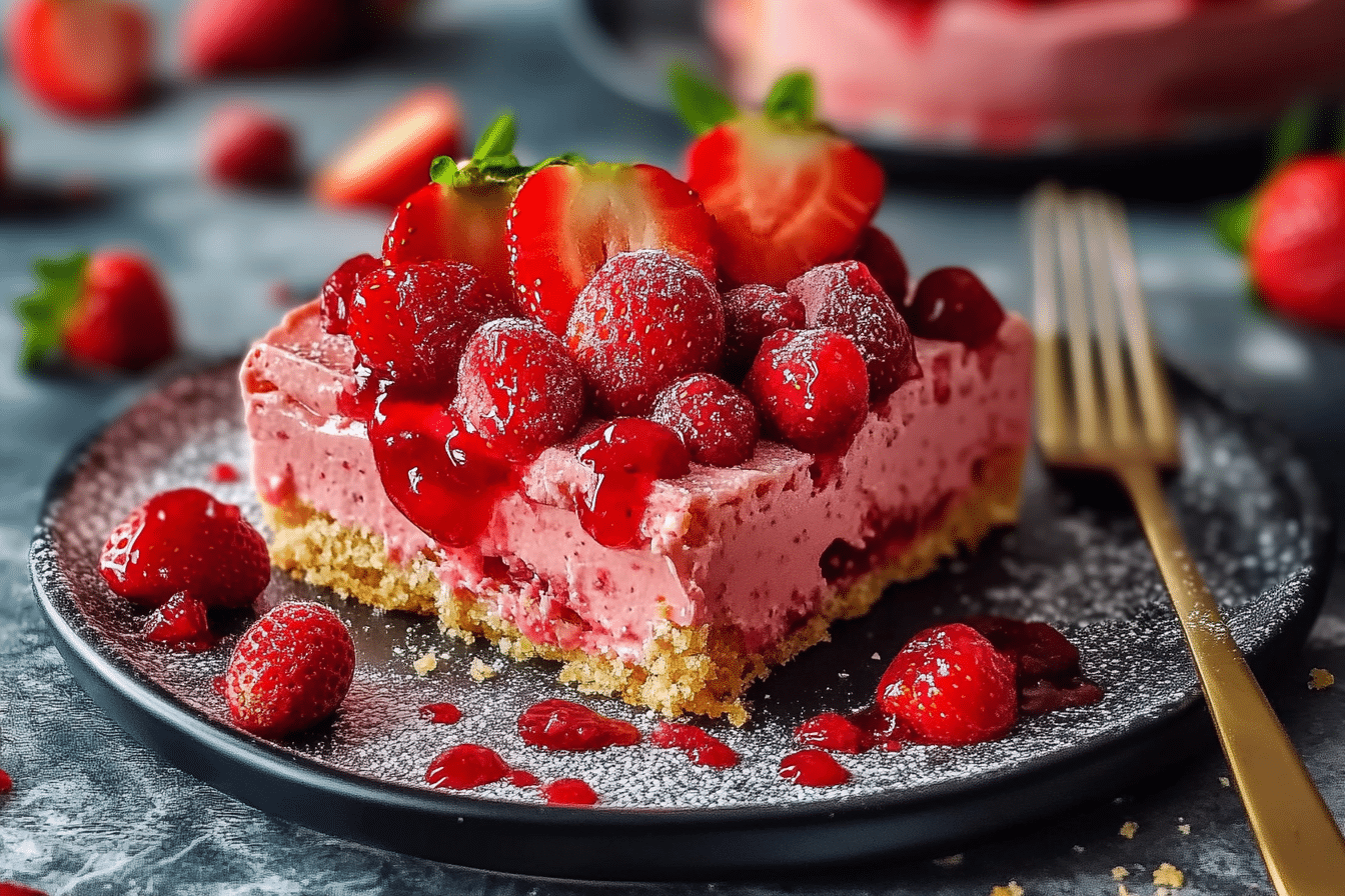 Strawberry Snack Cake