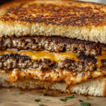Patty Melt Burger with Secret Sauce