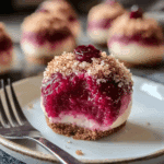 Twice-Baked Rhubarb Cheesecake Bombs