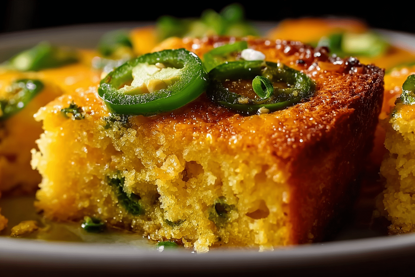 Southern Cheddar Jalapeño Cornbread Bake