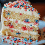 Funfetti Flag Cake