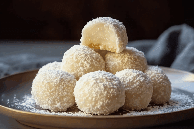 Sweetened Condensed Milk Snowball Cookies
