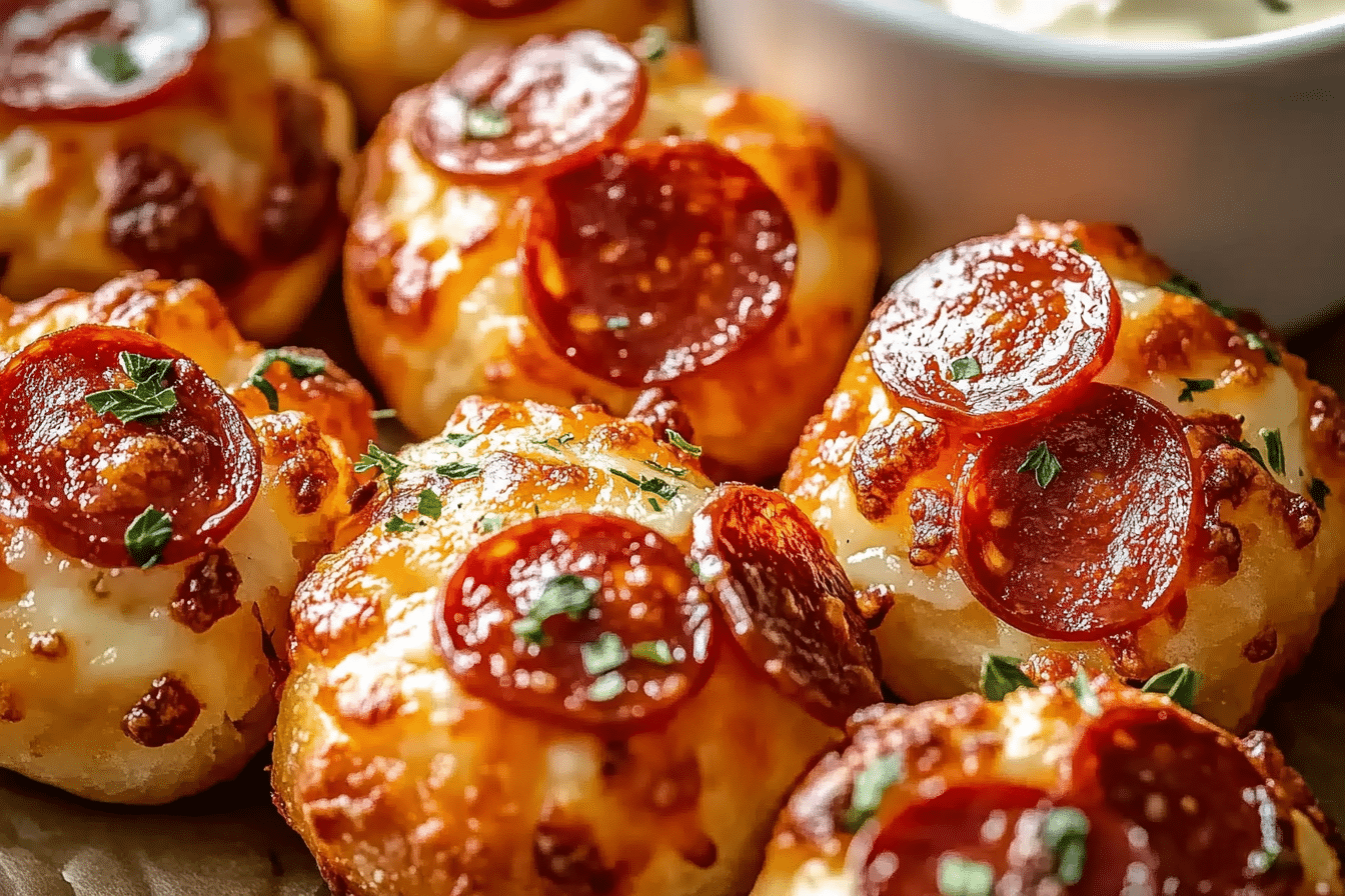 Pull Apart Pepperoni Pizza Bites