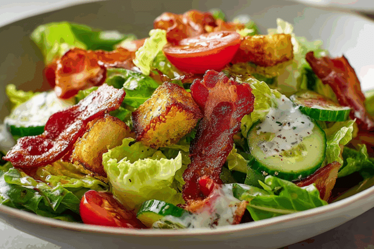 Cucumber Ranch BLT Salad