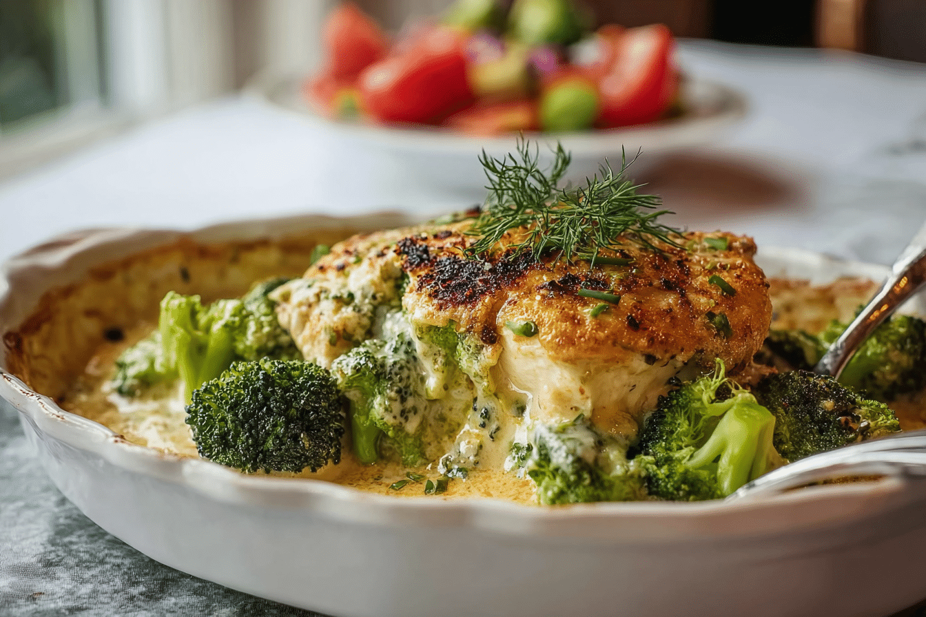 Broccoli Chicken Divan with Curry