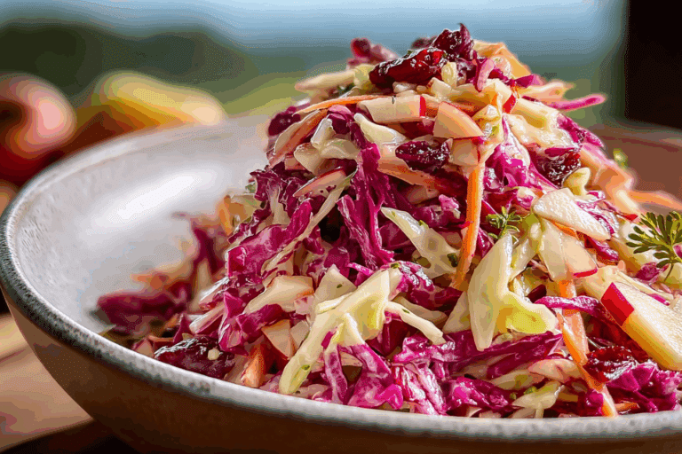 Apple Cranberry Coleslaw