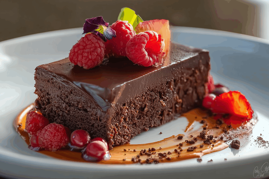 Cold Chocolate Fudge Cake