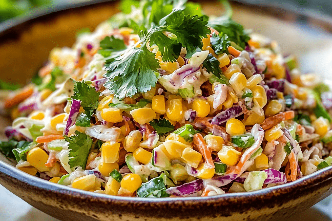 Mexican Street Corn Coleslaw