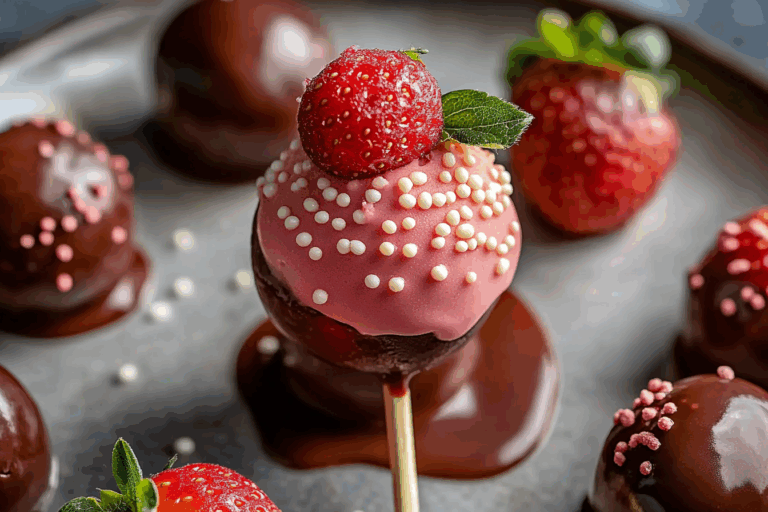 4-Ingredient Strawberry Truffles