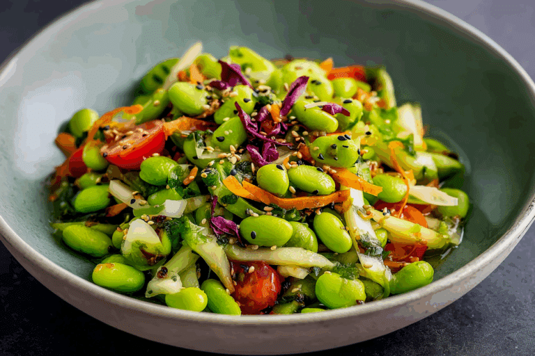 Edamame Salad with Sesame Dressing