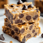 No-Bake Peanut Butter Chocolate Chip Breakfast Bars