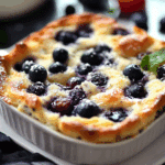 Blueberry Cottage Cheese Breakfast Bake