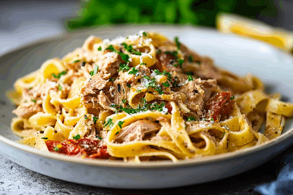 20-Minute Stovetop Tuna Pasta