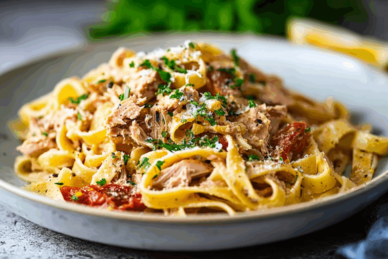 20-Minute Stovetop Tuna Pasta