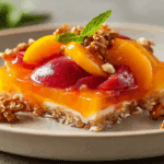 Peach Pretzel Salad