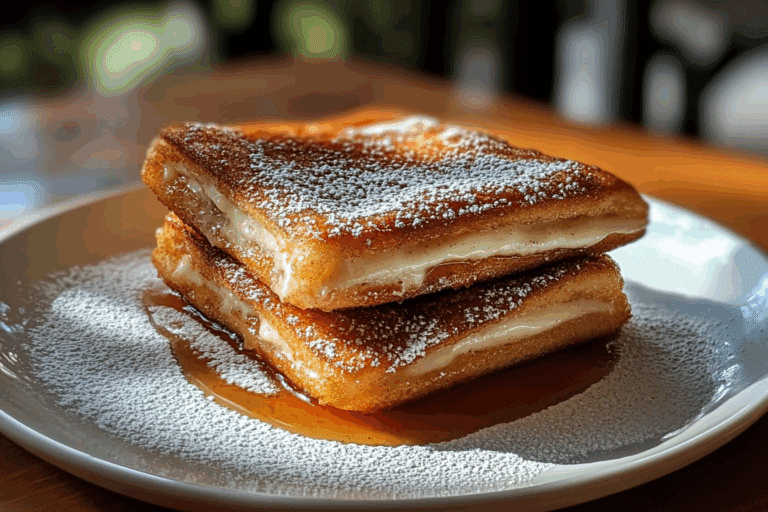 Churro Stuffed French Toast with Cinnamon Sugar