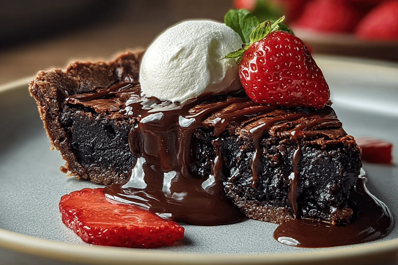 Gooey Brownie Pie