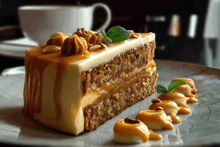 Butterscotch Cake with Caramel Frosting