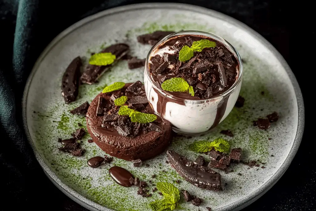 Baileys Chocolate Mint Pudding