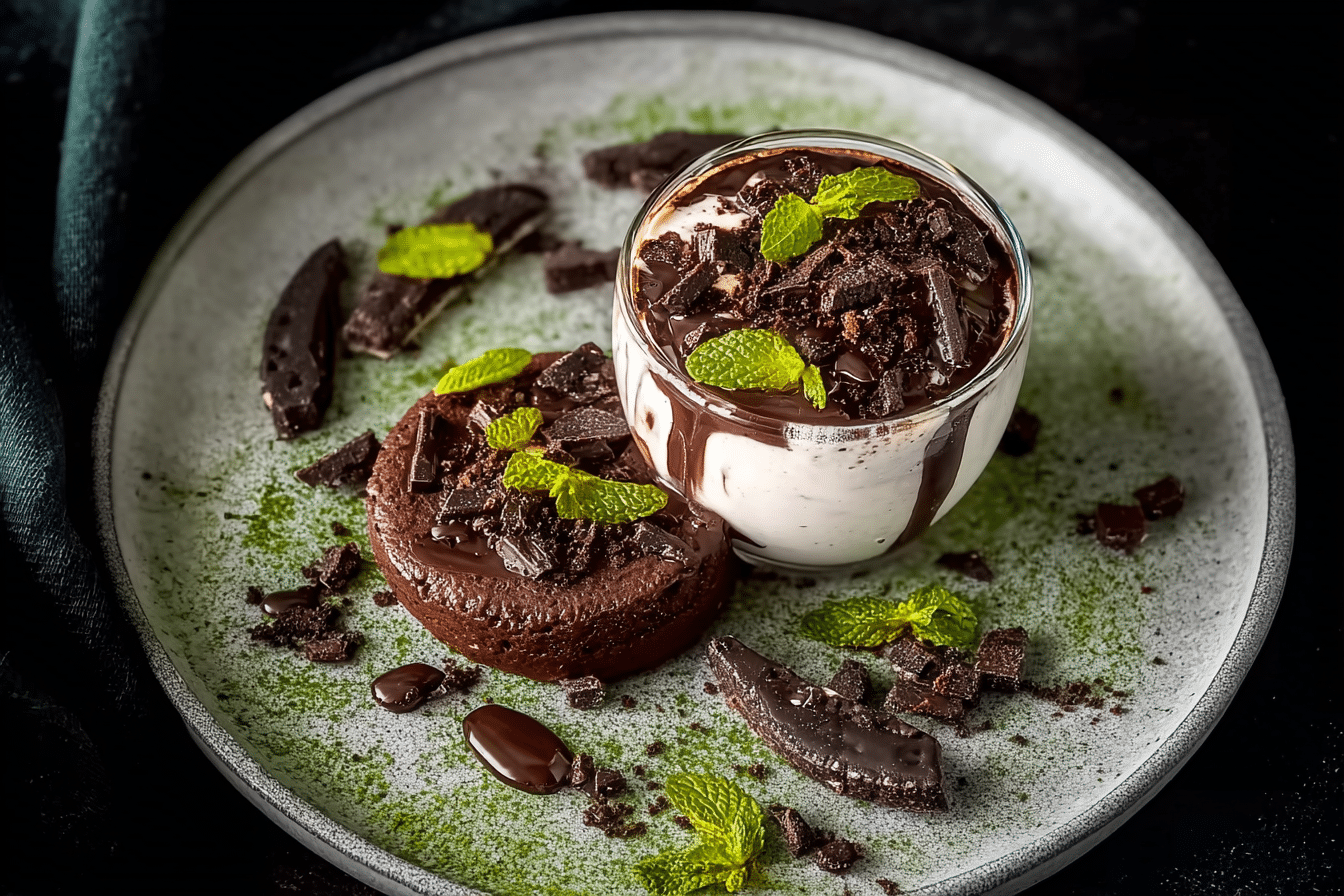 Baileys Chocolate Mint Pudding
