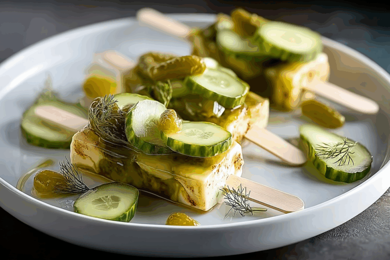 Zesty Pickle Pops