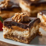 Reeses Butterfinger Cheesecake Bars