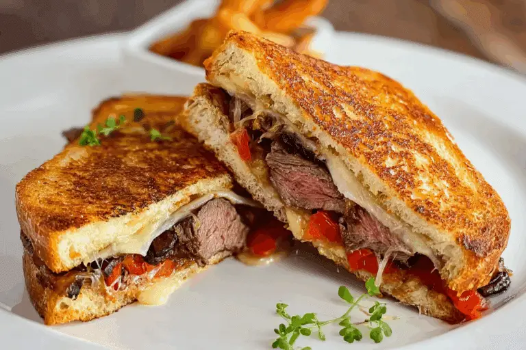 Philly Steakhouse Grilled Cheese