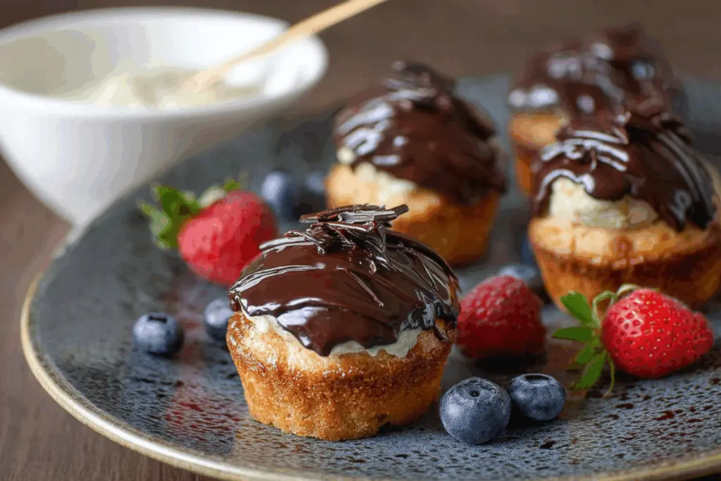 No-Bake Éclair Cupcakes